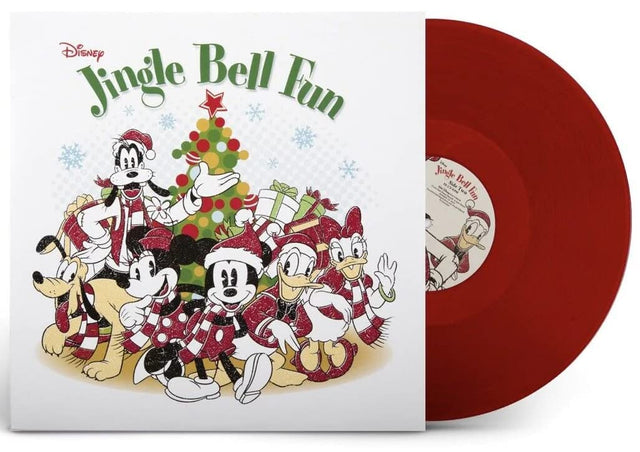 Various Artists - Disney Jingle Bell Fun (Limited Edition, Translucent Red Colored Vinyl, Collectible Poster) [Vinyl]