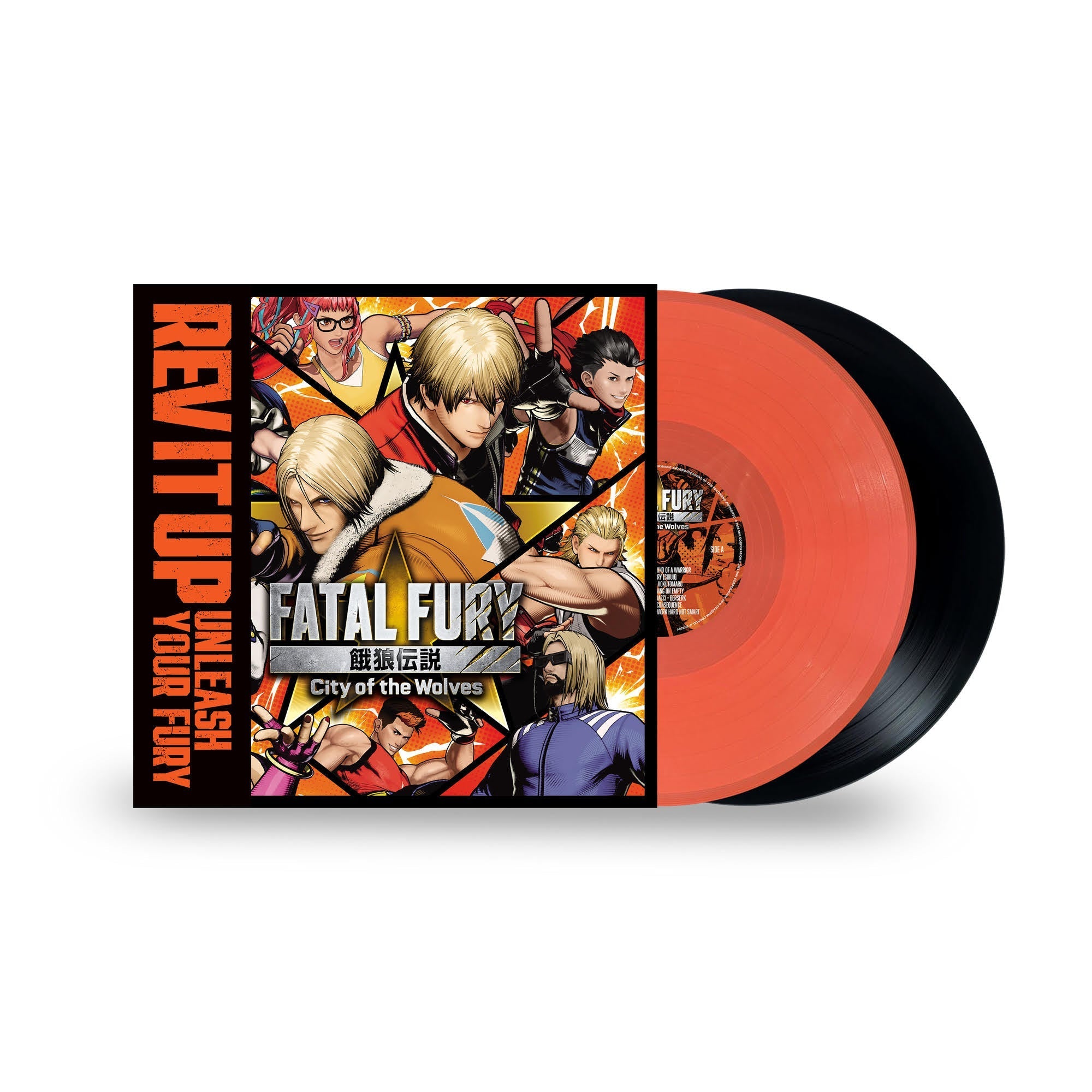 Fatal Fury: City Of The Wolves (Indie Exclusive) (Original Video Game Soundtrack) [Red & Black Vinyl] [2LP] [Vinyl]