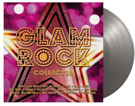 Various Artists Glam Rock Collected (Limited Edition, 180 Gram Vinyl, Colored Vinyl, Silver) [Import] (2 Lp's) Vinyl - Paladin Vinyl