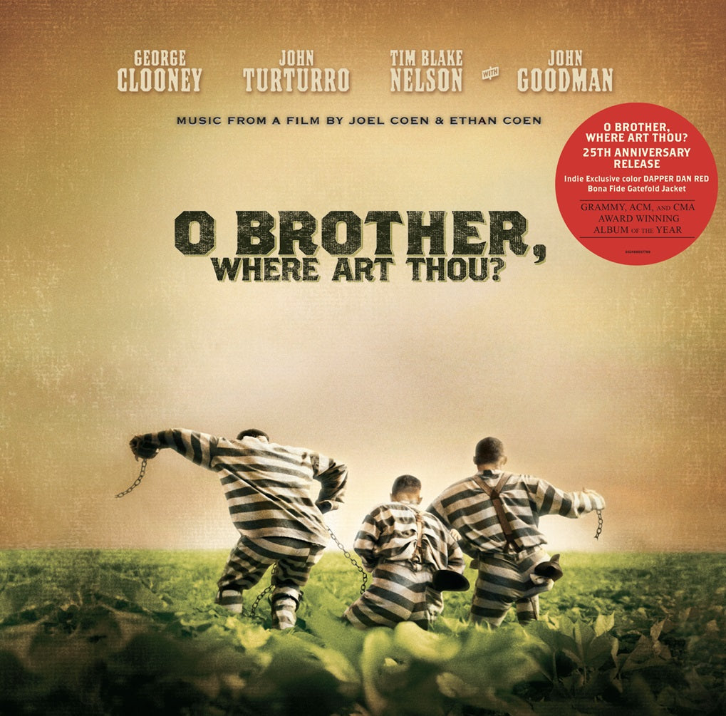 O BrotherWhere Art Thou? (Indie Exclusive) (Original Motion Picture Soundtrack) (25Th Anniversary) [Dapper Dan Red 2LP] [Vinyl]