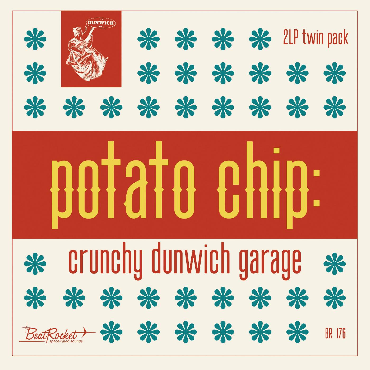 Potato Chip: Crunchy Dunwich Garage (SEAGLASS BLUE VINYL) [Vinyl] - Paladin Vinyl