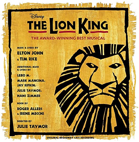 Varios artistas - El Rey León: Elenco original de Broadway [LP Yellow/Black Splatter 2] [Vinilo]