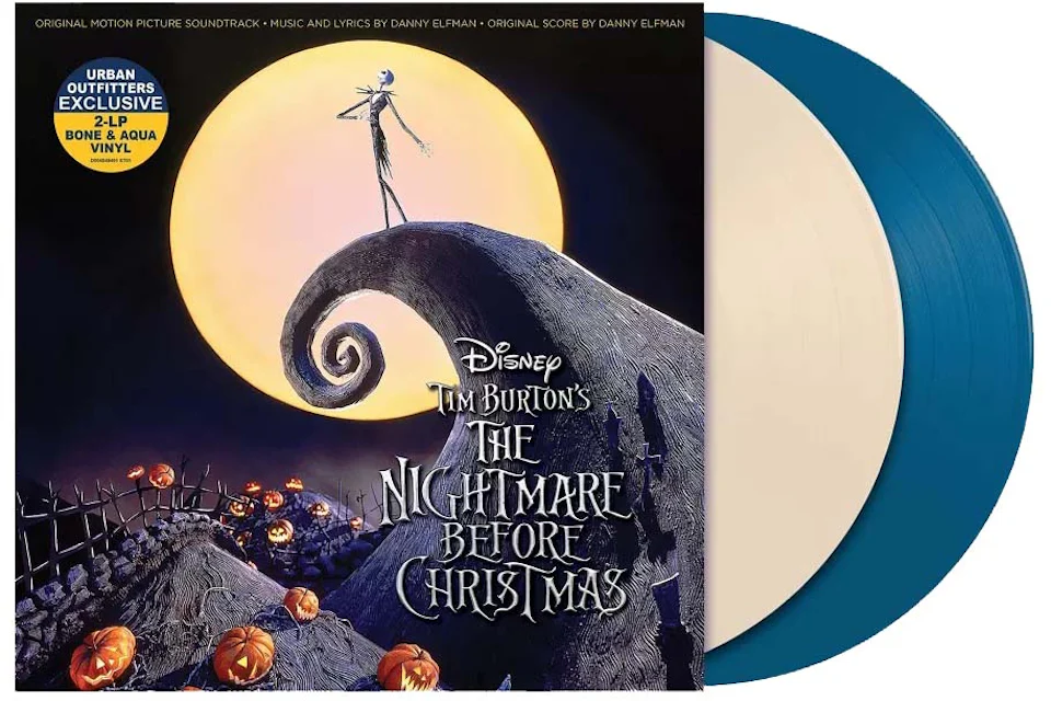 The Nightmare Before Christmas (Original Soundtrack) (Limited Edition, Bone & Aqua Colored Vinyl) (2 Lp's) [Vinyl]