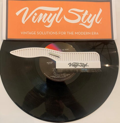 Cepillo limpiador de discos antiestático y conductor de primera calidad Vinyl Styl® (blanco) [Cepillo de limpieza]