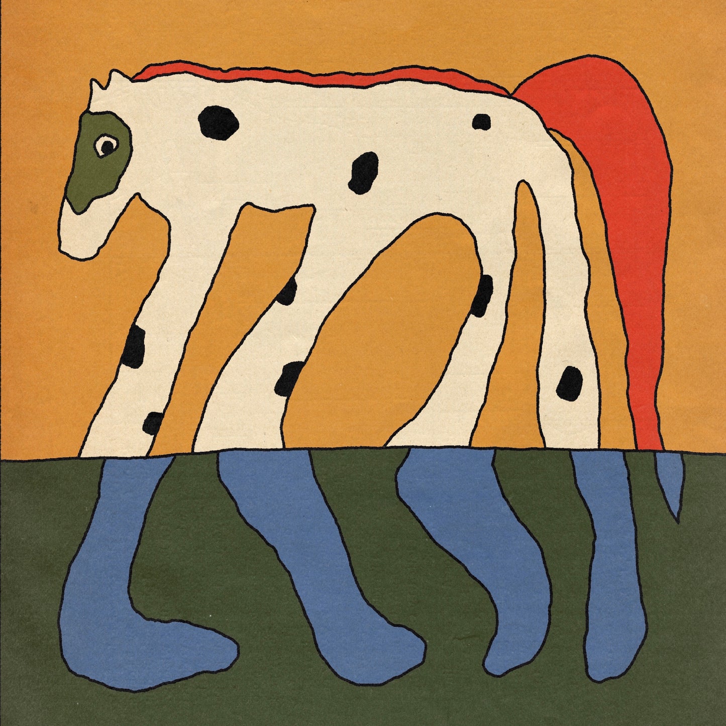 Being Dead - When Horses Would Run (Creamsicle Orange, W/ Download code) [Vinyl]