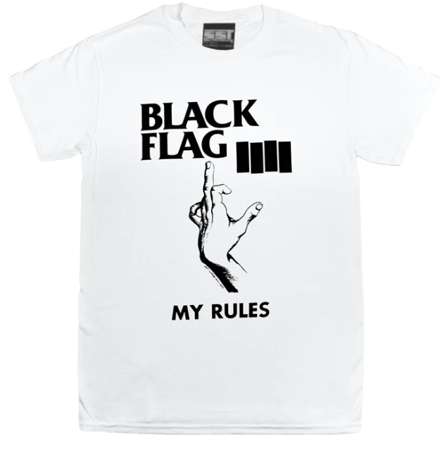 Camiseta Black Flag - Mis reglas