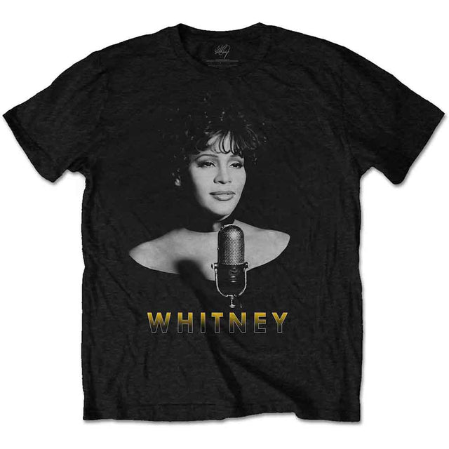 Whitney Houston Black & White Photo [T-Shirt]