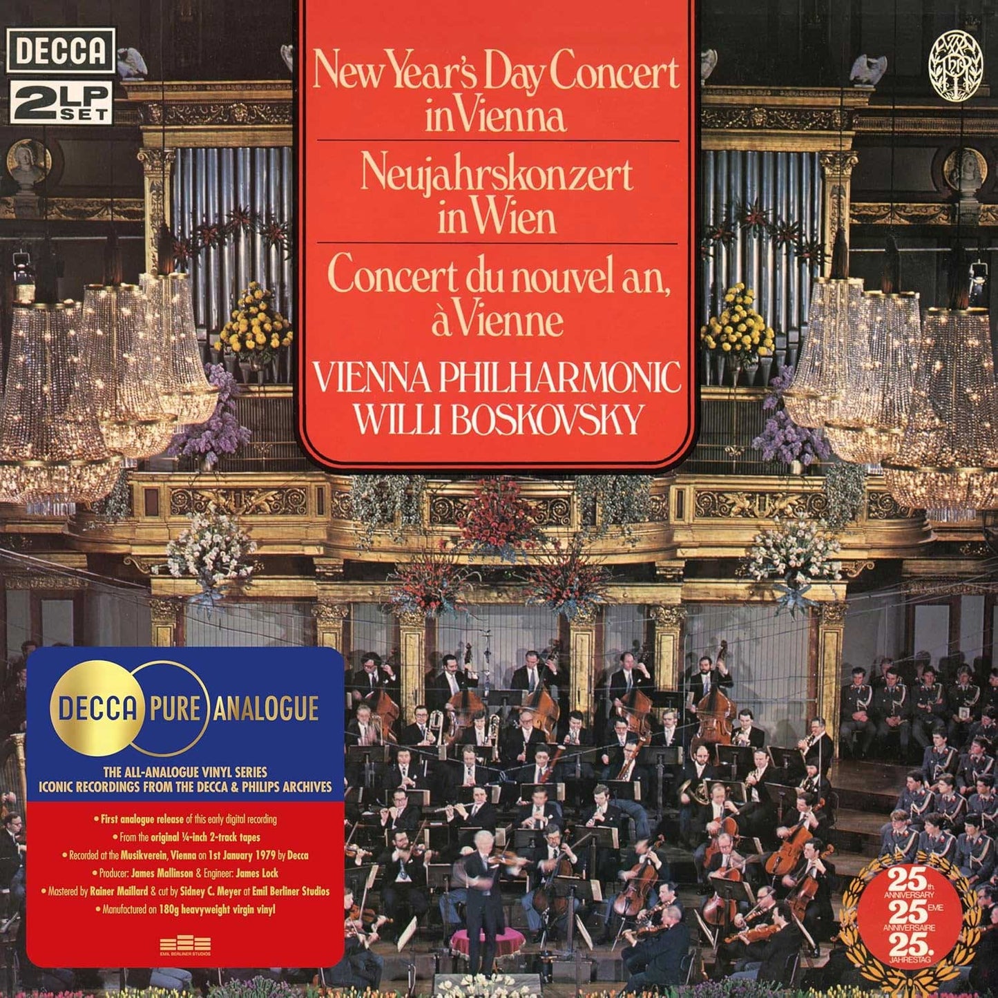 New Year'S Day Concert In Vienna (Decca Pure Analogue Series) [180G 2LP] [Vinyl]
