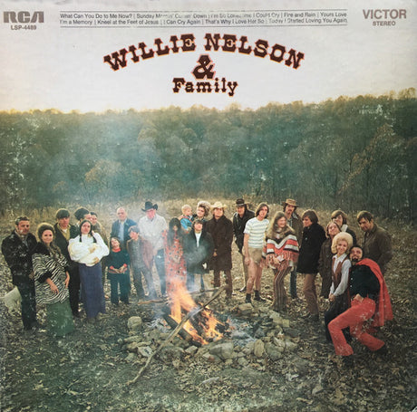 Willie Nelson & Family - Willie Nelson & Family (Limited Edition, "Campfire Quad" Colored Vinyl) [Vinyl]