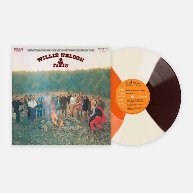 Willie Nelson & Family - Willie Nelson & Family (Limited Edition, "Campfire Quad" Colored Vinyl) [Vinyl]