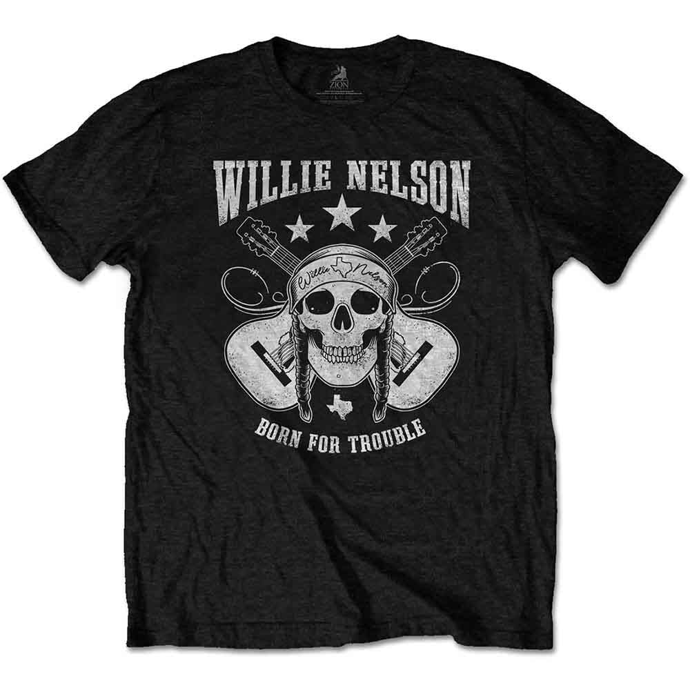 Willie Nelson - Camiseta con calavera