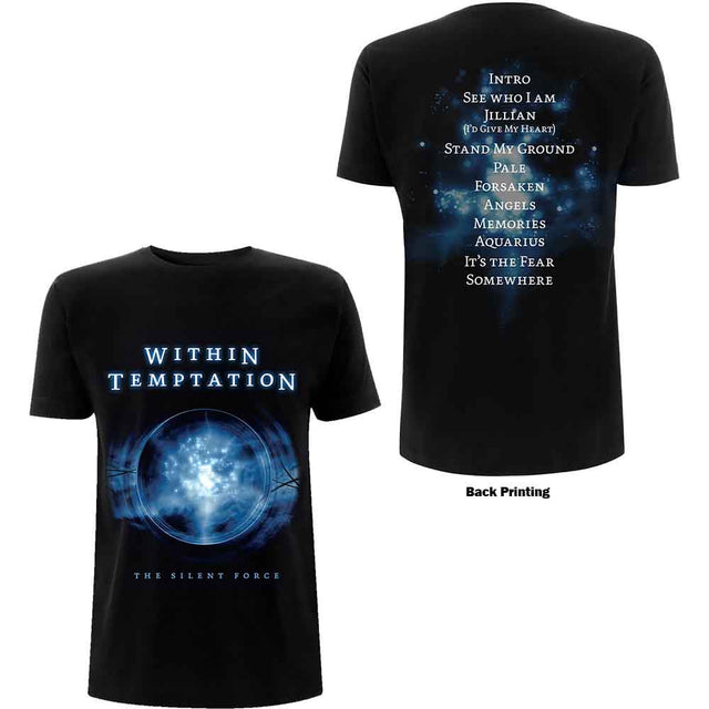 Camiseta de Within Temptation - Silent Force Tracks