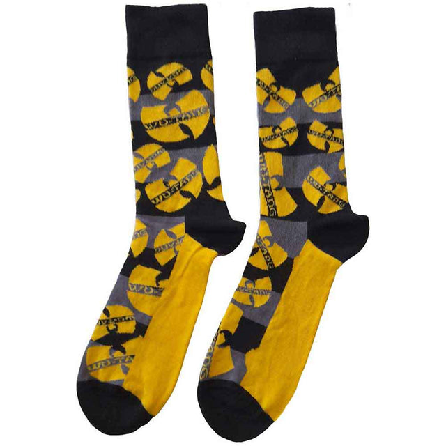 Wu-tang Clan Logos Yellow Socks