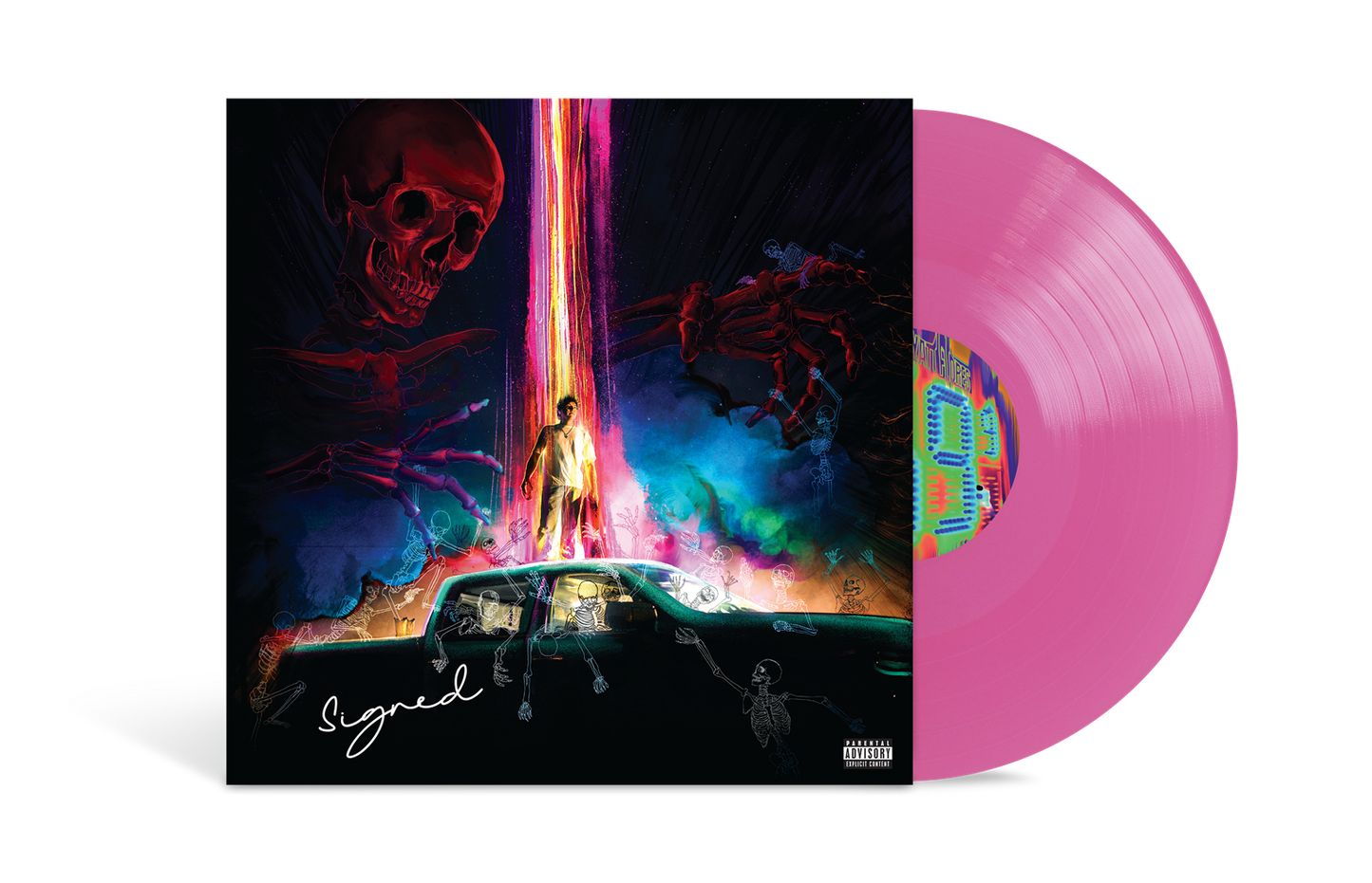Wyatt Flores - Scared Of Heights [Neon Pink LP] [Signed] [Vinyl]