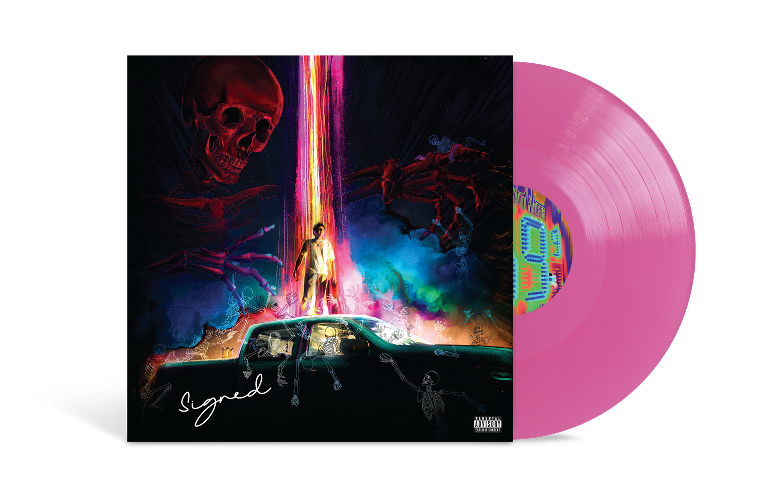 Wyatt Flores - Scared Of Heights [Neon Pink LP] [Signed] [Vinyl]
