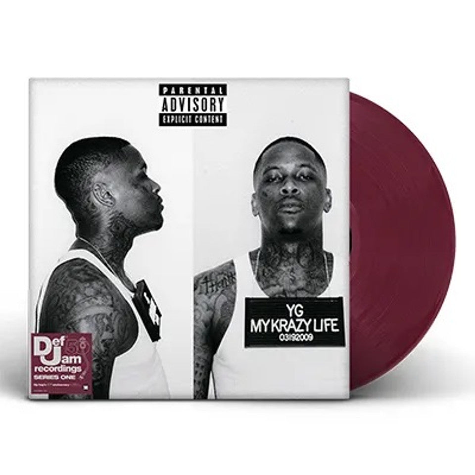 YG - My Krazy Life [Contenido explícito] (Exclusiva indie, Edición limitada, Vinilo de color, Borgoña) (2 LP) [Vinilo]