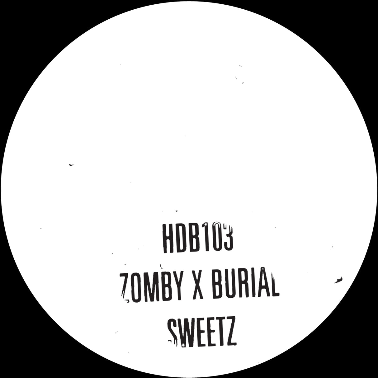 Zomby &amp; Burial - Sweetz - 10" [Vinilo]