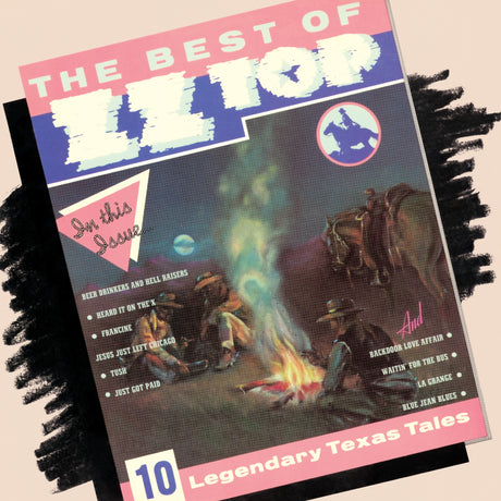 ZZ Top The Best of ZZ Top (ROCKTOBER) (Translucent Blue Vinyl) Vinyl - Paladin Vinyl