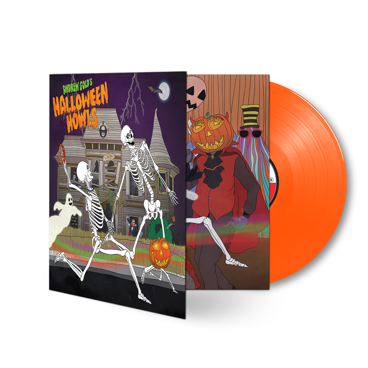 Andrew Gold Halloween Howls: Fun & Scary Music (Limited Edition, Colored Vinyl, Orange) Vinyl - Paladin Vinyl