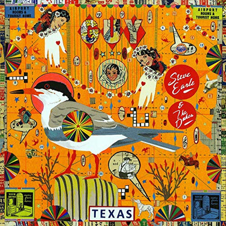 Earle, Steve And The Dukes GUY (2LP, Orange and Red Swirl Color Vinyl) Vinyl - Paladin Vinyl