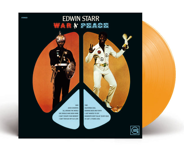 Edwin Starr War & Peace (Limited Edition, 140 Gram Orange Vinyl) Vinyl - Paladin Vinyl