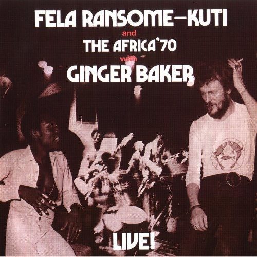Fela Kuti Live with Ginger Baker CD - Paladin Vinyl