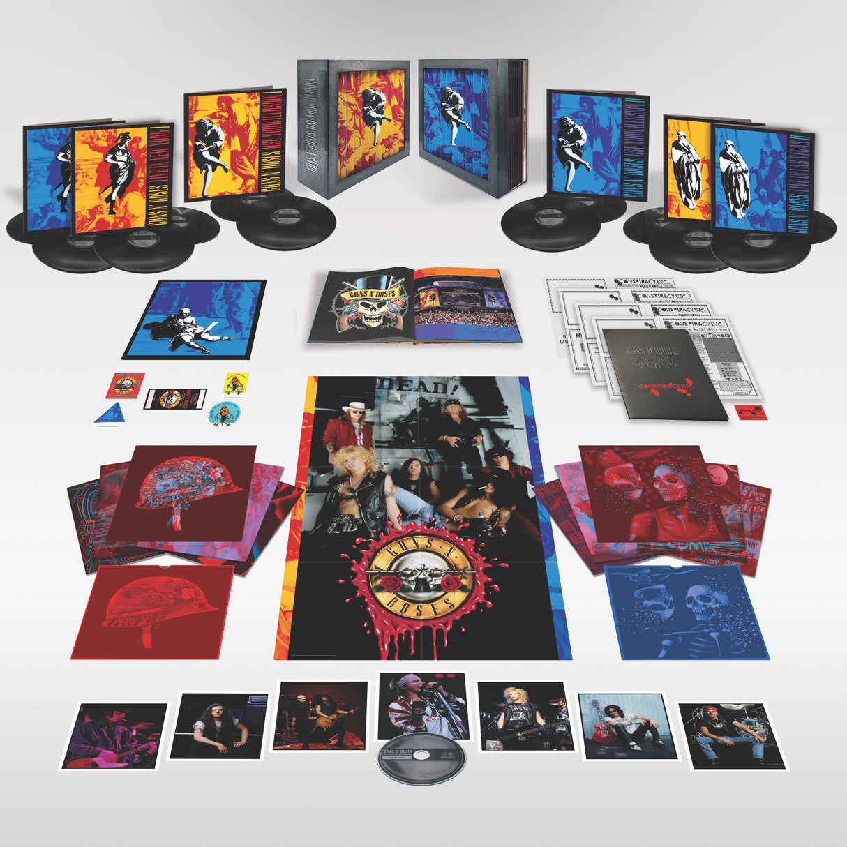 Guns N' Roses Use Your Illusion [Super Deluxe 12 LP/Blu-ray] Vinyl - Paladin Vinyl