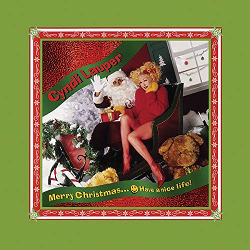 Lauper, Cyndi Merry Christmas…Have a Nice Life! (Clear with Red & White "Candy Cane" Swirl Vinyl) Vinyl - Paladin Vinyl