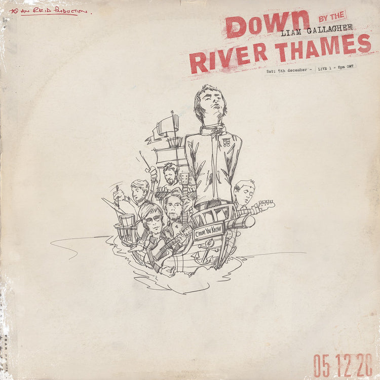 Liam Gallagher Down By The River Thames (2LP Orange Vinyl) Vinyl - Paladin Vinyl