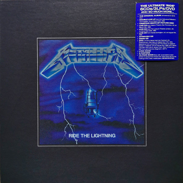 Metallica Ride the Lightning (Deluxe Edition, Boxed Set, With CD, With DVD) Vinyl - Paladin Vinyl