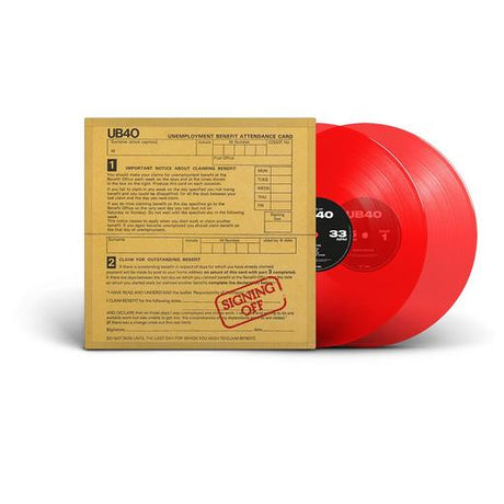 UB40 Signing Off [Translucent Red 2 LP] Vinyl - Paladin Vinyl