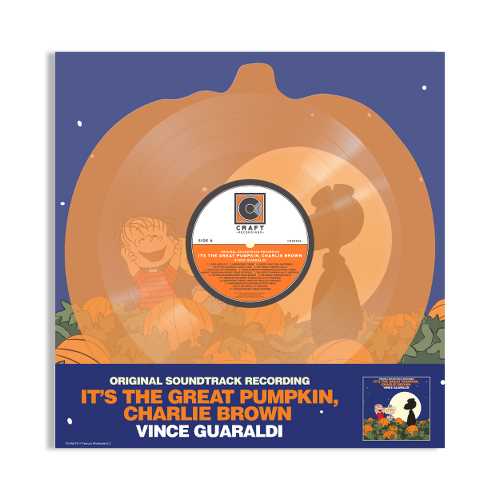 Vince Guaraldi It's The Great Pumpkin, Charlie Brown [Translucent Orange Pumpkin Shaped 33 1/3rpm LP] Vinyl - Paladin Vinyl