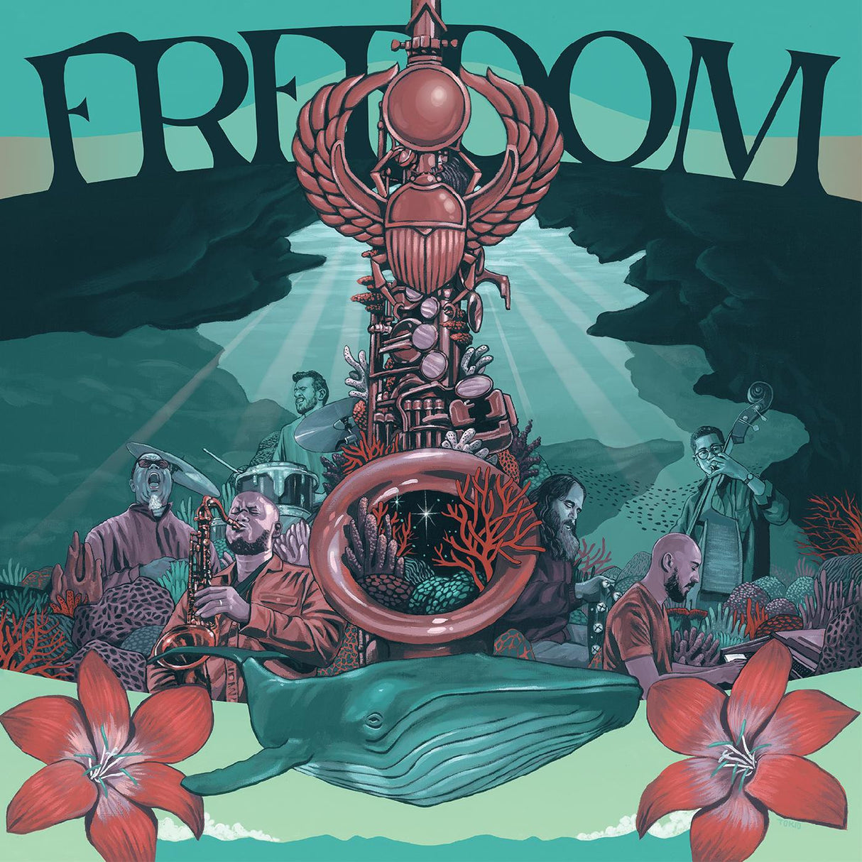 Mark de Clive-Lowe & Friends Freedom - Celebrating Pharaoh Sanders Vinyl - Paladin Vinyl
