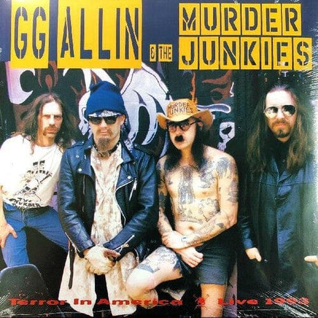 Gg Allin & The Murder Junkies Terror In America (Limited Edition, Clear Vinyl, Green) Vinyl - Paladin Vinyl