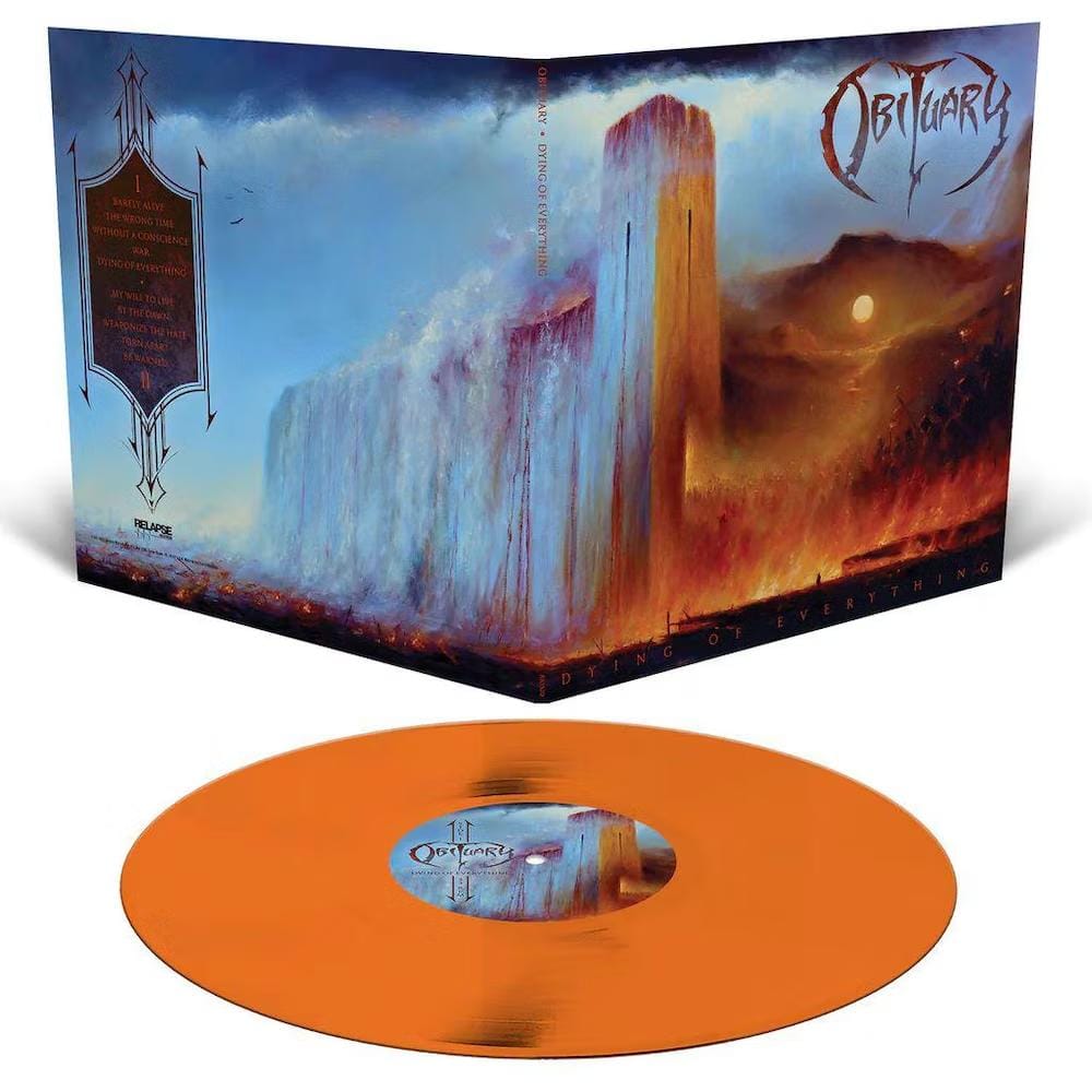 Obituary Dying Of Everything (Colored Vinyl, Orange Crush) Vinyl - Paladin Vinyl