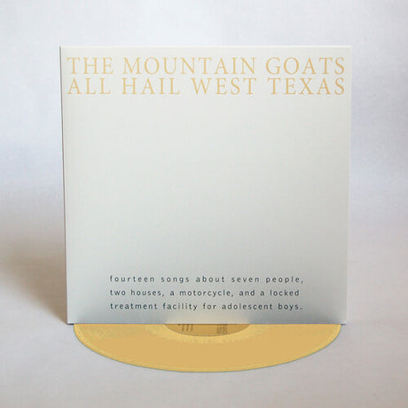 The Mountain Goats All Hail West Texas (Indie Exclusive, Colored Vinyl, Yellow, Gatefold LP Jacket, Reissue) Vinyl - Paladin Vinyl